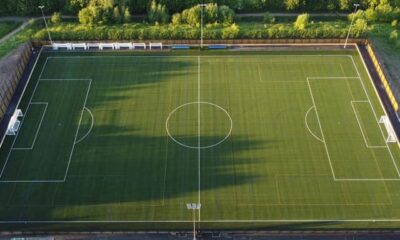 How many Acres is a Football field in England