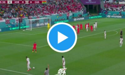 (VIDEO)Goal!! Watch: Mohammed Salisu give Ghana the lead against South Korea 13 Sportelo