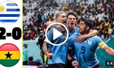 (VIDEO) Watch: Ghana vs Uruguay Goals and Extended Highlights 8 Sportelo