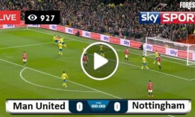 Watch: Nottingham Forest vs Manchester United _ EPL LIVE Match _ Stream Full match HD free HD. 9 Sportelo