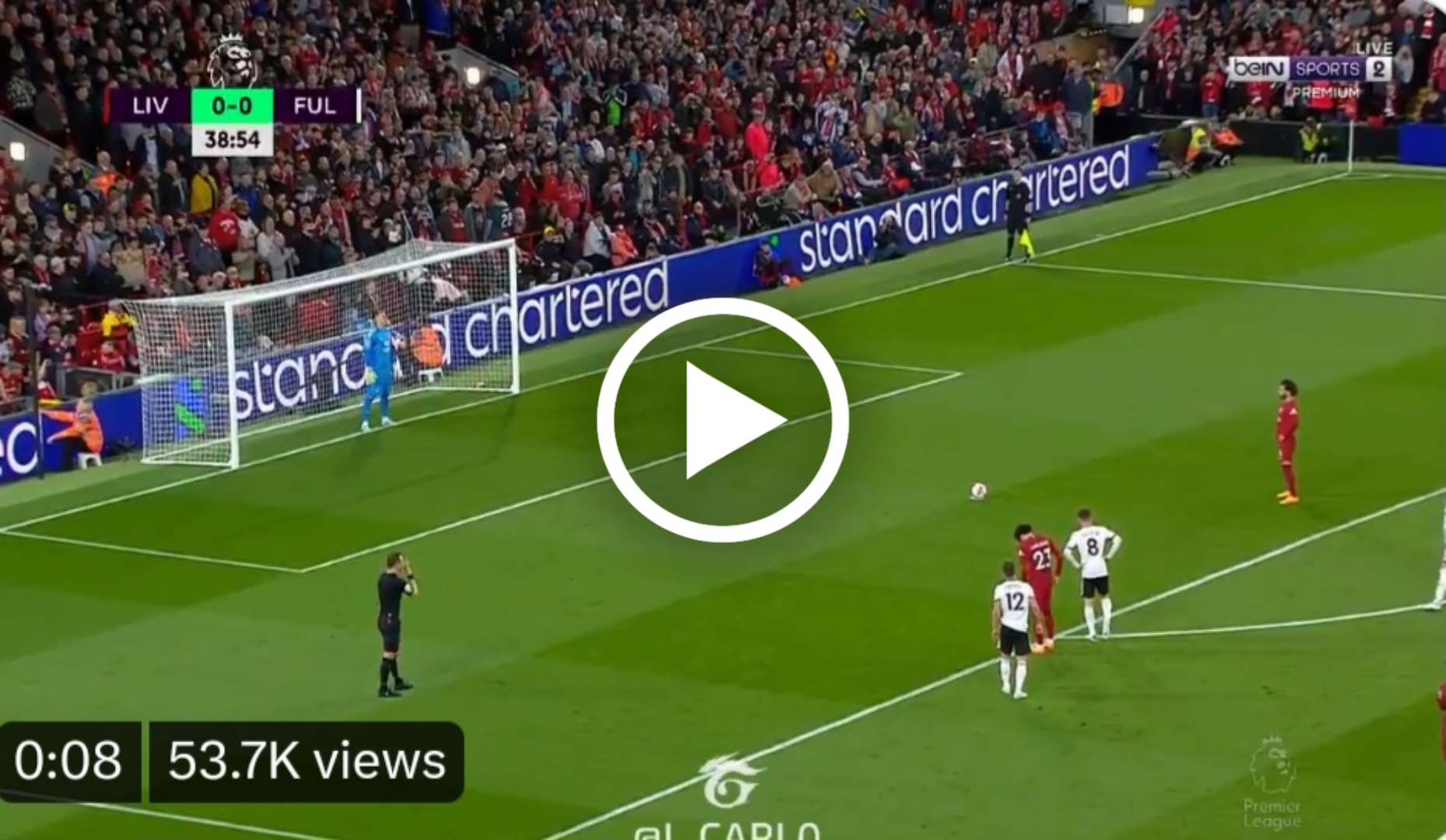 (Video) Watch: Mohamed Salah gives Liverpool lead against Fulham from the penalty spot 1 Sportelo