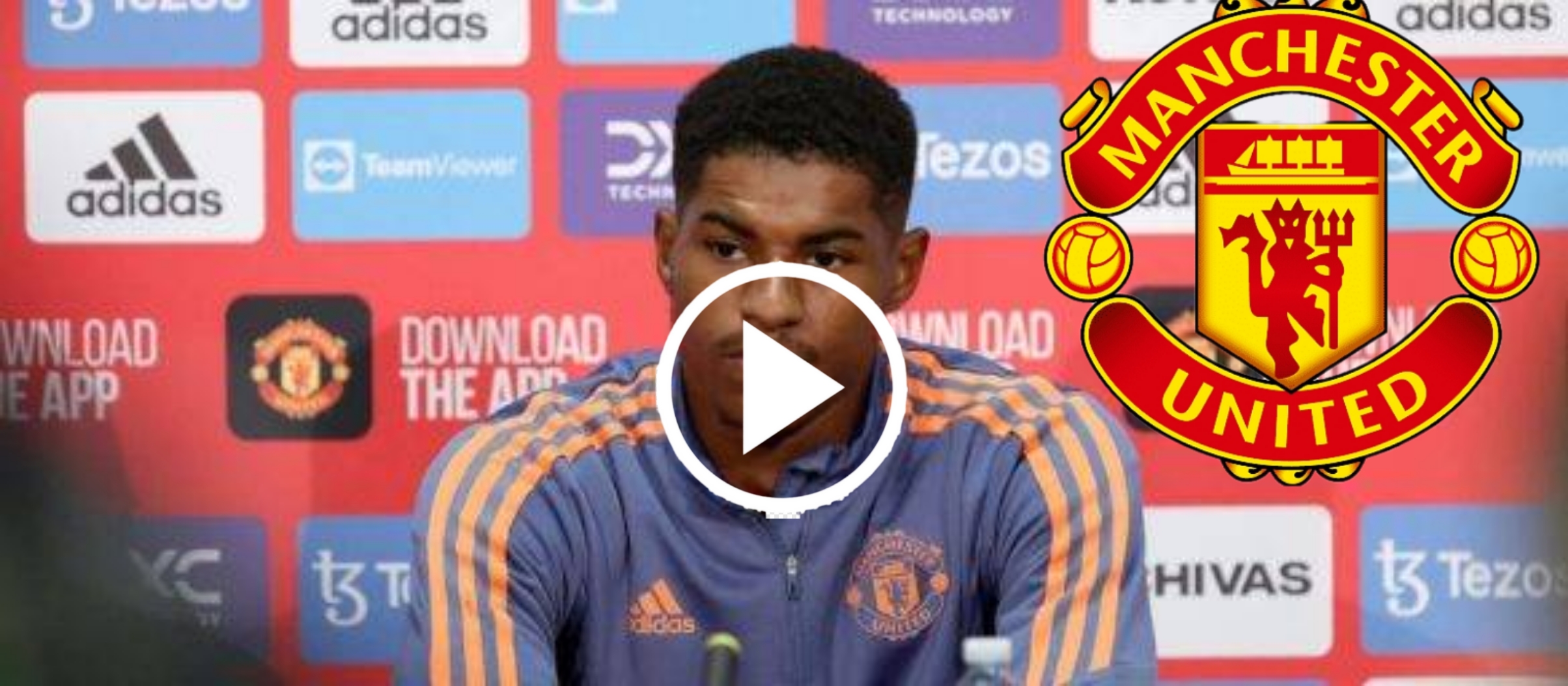 Marcus Rashford has reacted to Manchester United's decision to retain the services of manager Erik ten Hag.